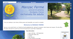 Desktop Screenshot of manzac-ferme.com