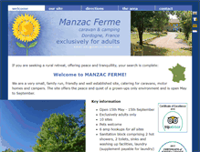 Tablet Screenshot of manzac-ferme.com